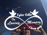 Personalized - Add First & Last Name In Loving Memory Design