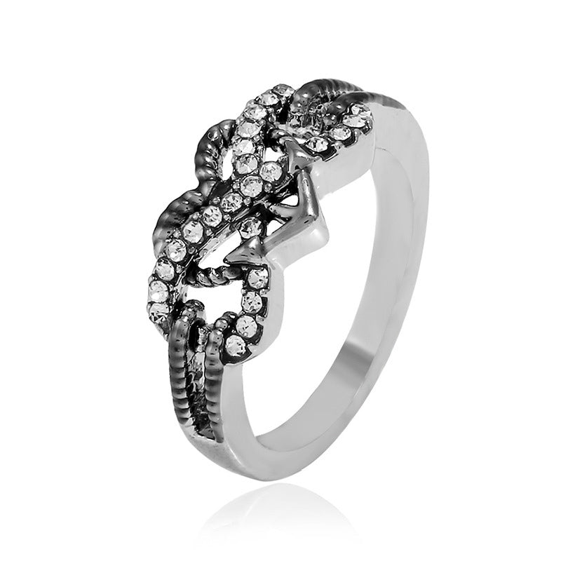 Reeds Women's Two-Tone Interlocking Heart Infinity Ring